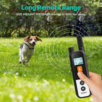 Електрически нашийник за обучение на кучета LCD дисплей Вибрационен анти-лай акумулаторен водоустойчив куче против лай устройство за възпиране