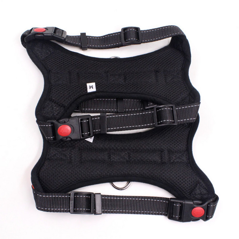 Velik pojas za pse Najlonska reflektirajuća ogrlica Prsluk pojasevi za dresuru pasa Husky Alaskan Pitbull Prsni pojas Proizvod za kućne ljubimce