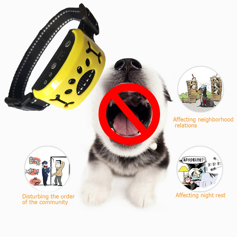 Koerte haukumisvastane kaelarihm, haukumiseta kaugjuhtimispult, elektriline tõkestus, vibratsioon, haukumise vastane kaelarihm, koerte koolitustarbed