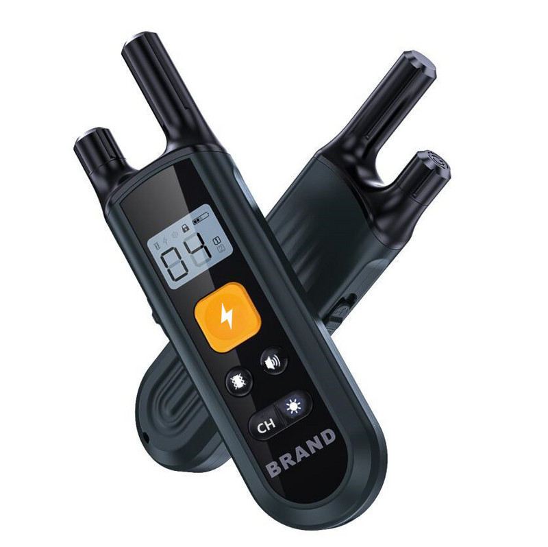 Εκπαιδευτής σκύλων Νέο ιδιωτικό μοντέλο τηλεχειριστήριο αυτόματο αναστολέα γαβγίσματος Φόρτιση αδιάβροχο γάβγισμα κολάρου ηλεκτροπληξίας 800 μέτρων