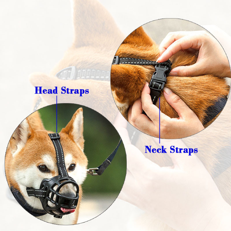 Podesiva prozračna mrežasta njuška za kućne ljubimce, meka silikonska navlaka protiv žvakanja i lajanja, oprema za kućne ljubimce