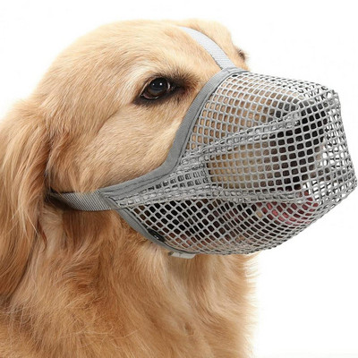 Nylon Practical Anti Chewing Dog κάλυμμα στόματος Ελαφρύ κάλυμμα στόματος κατοικίδιων ζώων χωρίς δέσιμο για εξωτερικούς χώρους