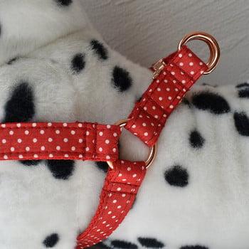 Red Wave Point Dog Straps Εκτύπωση Λουρί σκύλου Βασικό λουρί σκύλου Ρυθμιζόμενο βαμβακερό ύφασμα πόρπης για μεγάλα μικρά σκυλιά Chihuahua