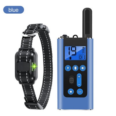 800 m elektriline koerte treeningkaelarihm veekindel laetav lemmiklooma haukumisvastane kaelarihm koertele elektrišokk