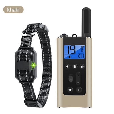 800 m elektriline koerte treeningkaelarihm veekindel laetav lemmiklooma haukumisvastane kaelarihm koertele elektrišokk