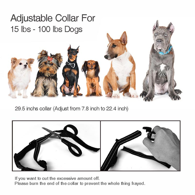 Telecomandă electronică fără fir Dispozitiv cu vibrații pentru trenul de câini Zgarda pentru animale Dispozitiv de dresaj pentru câini Telecomandă Dispozitiv pentru câini care lătrat