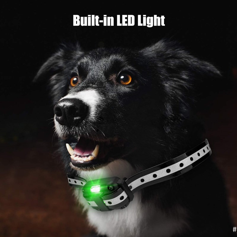 Εκπαιδευτής σκύλου Charging Bark Rerester Dog Bark Rerester Pet Bark Rerester Charging αδιάβροχο κολάρο κραδασμών με ζώνη κραδασμών