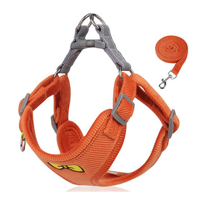 Set de ham și lesă pentru câini, de talie mică, mijlocie, cațeluș, respirabil, pisică, vestă, chihuahua, lesă de plimbare