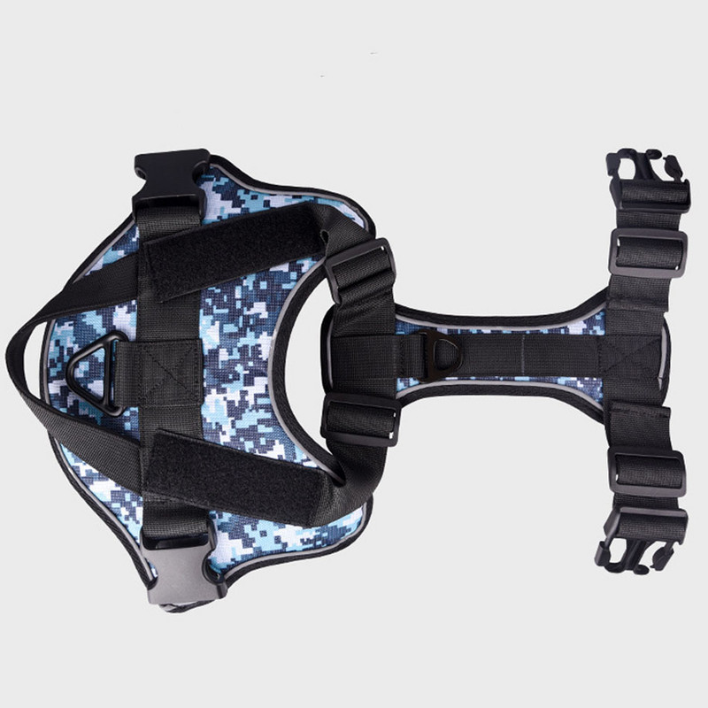 Ham reflectorizant pentru câini, ham ajustabil pentru vestă pentru animale de companie, pentru câini de talie medie, în aer liber, accesorii pentru câine, ham pentru guleră