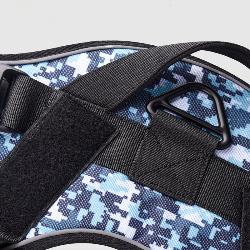 Ham reflectorizant pentru câini, ham ajustabil pentru vestă pentru animale de companie, pentru câini de talie medie, în aer liber, accesorii pentru câine, ham pentru guleră