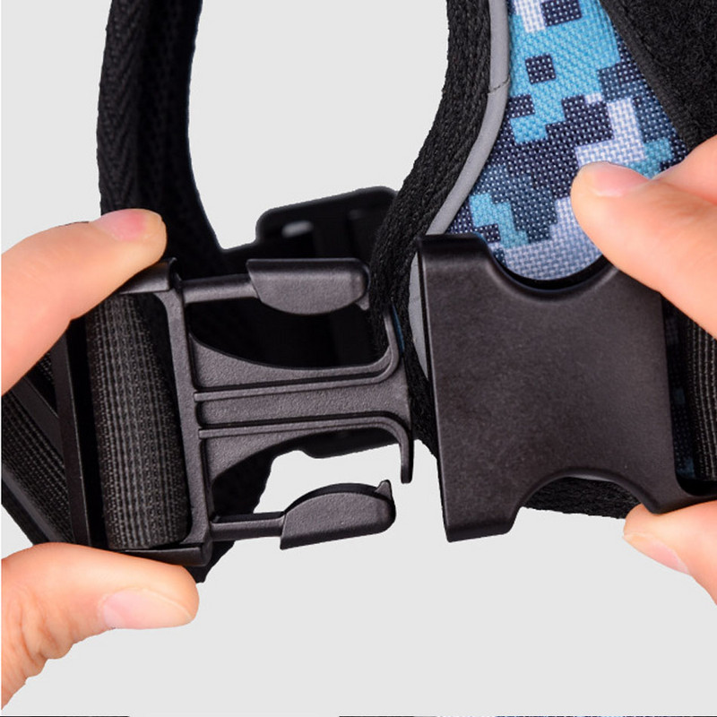 Ham reflectorizant pentru câini, ham ajustabil pentru vestă pentru animale de companie, pentru câini de talie medie, în aer liber, accesorii pentru câine, ham pentru guleră