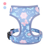 Ham cu plasă respirabilă pentru câini, vestă, cu imprimeu floral, din nailon, pentru câini, pentru câini mici, mijlocii mari, chihuahua, buldog francez XS-L