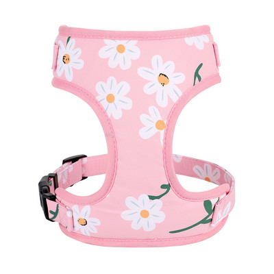 Ham cu plasă respirabilă pentru câini, vestă, cu imprimeu floral, din nailon, pentru câini, pentru câini mici, mijlocii mari, chihuahua, buldog francez XS-L