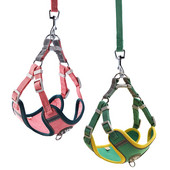 Reguleeritav lemmiklooma rindkere rihm helkur koera vesti rakmed jalutusrihma komplekt väikese keskmise koera kassi rinnarakmed lemmiklooma jalutamise tarvikud