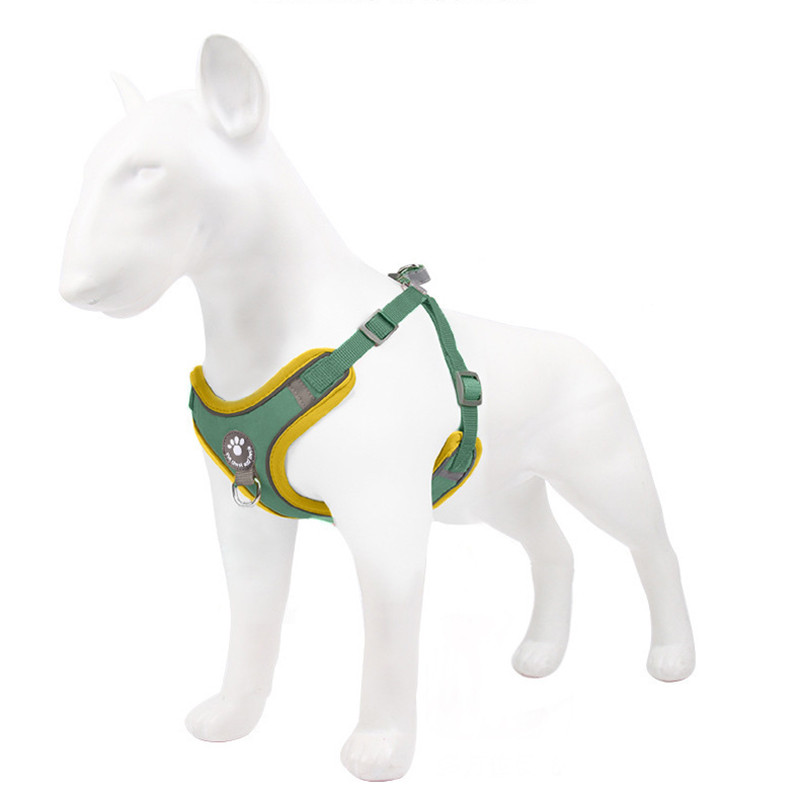 Reguleeritav lemmiklooma rindkere rihm helkur koera vesti rakmed jalutusrihma komplekt väikese keskmise koera kassi rinnarakmed lemmiklooma jalutamise tarvikud