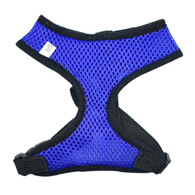 Ham moale din plasă de nailon pentru câini de companie pentru câini de talie mică, fără tragere, respirabil, reglabil, pisică, câine, câine, vestă, curea pentru piept pentru câini