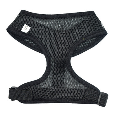 Ham moale din plasă de nailon pentru câini de companie pentru câini de talie mică, fără tragere, respirabil, reglabil, pisică, câine, câine, vestă, curea pentru piept pentru câini