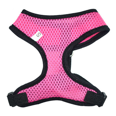 Ham moale din plasă de nailon pentru câini de companie pentru câini de talie mică, fără tragere, respirabil, reglabil, pisică, câine, câine, vestă, curea pentru piept pentru câini