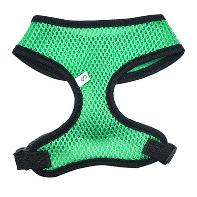 Ham moale din plasă de nailon pentru câini de companie pentru câini de talie mică, fără tragere, respirabil, reglabil, pisică, câine, câine, vestă, curea pentru piept pentru câini