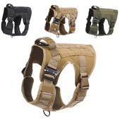 Ham tactic pentru câini mici, mijlocii mari, vestă căptușită cu eliberare rapidă, ciobănesc german, câini mari, dresaj militar