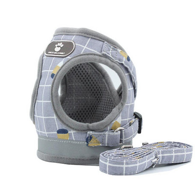 Harnaș reflectorizant pentru câini de companie, pisică, vestă din nailon, ham de plimbare, lesă, guler, frânghie pentru cățeluș mic, mediu, chihuahua Petshop