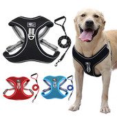 Set de ham și lesă pentru câini mare, mediu, mare, antitirones, fără durere, reglabil, fără tragere, pentru câini XXXXL Centrul de livrare directă