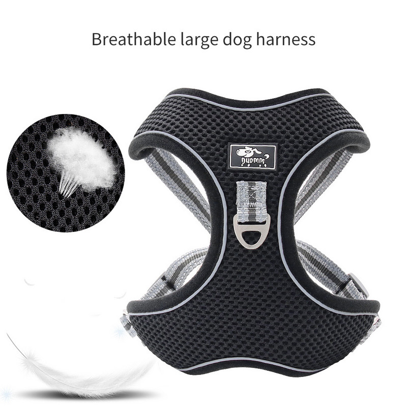 Set de ham și lesă pentru câini mare, mediu, mare, antitirones, fără durere, reglabil, fără tragere, pentru câini XXXXL Centrul de livrare directă