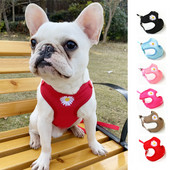 Prozračni prsluk za pse, povodac za hodanje, povodac, podesivi pojas, ogrlica za štene, meka poliesterska mreža, pojas za male srednje kućne ljubimce