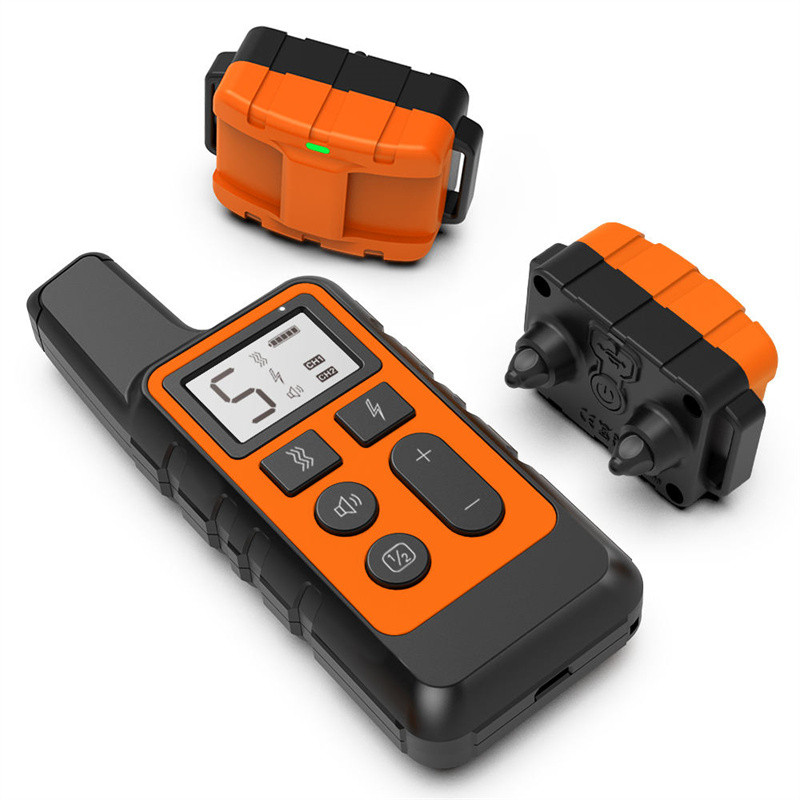 Zgardă pentru lătrat de câine Antrenament pentru animale de companie, șoc electric cu vibrații, rezistentă la apă.