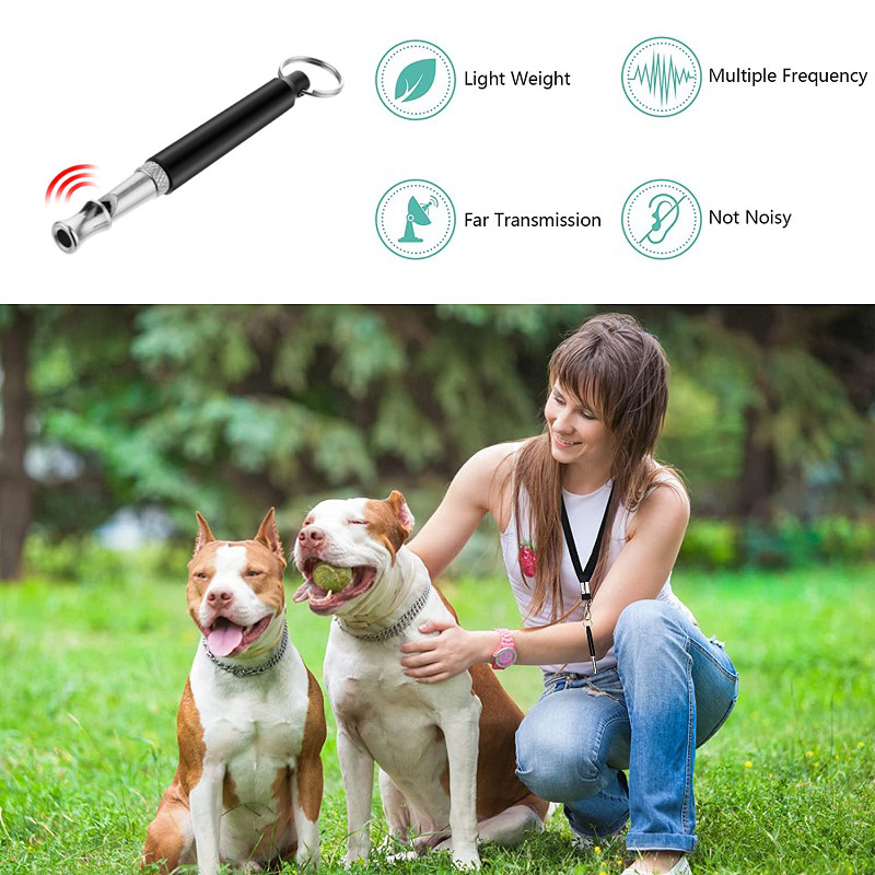 Pet Obedient Whistle Long Brass Ρυθμιζόμενη σφυρίχτρα που μπορεί να ρυθμίσει ηχητικά κύματα Dog Whistles Dogs Train Whistle Οικιακές προμήθειες για κατοικίδια