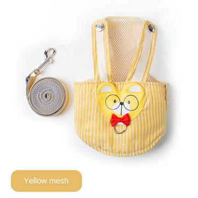 Set de lesă ham respirabil pentru pisici, vestă pentru câini, pisică de companie, curea drăguță pentru piept, frânghie pentru plimbări pentru câini mici și mijlocii, pisici