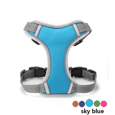 Vodootporni pojas za pse, reflektirajući i prozračni pojas za prsa za kućne ljubimce, pogodan za srednje i velike pse, šetnju i obuku štenaca