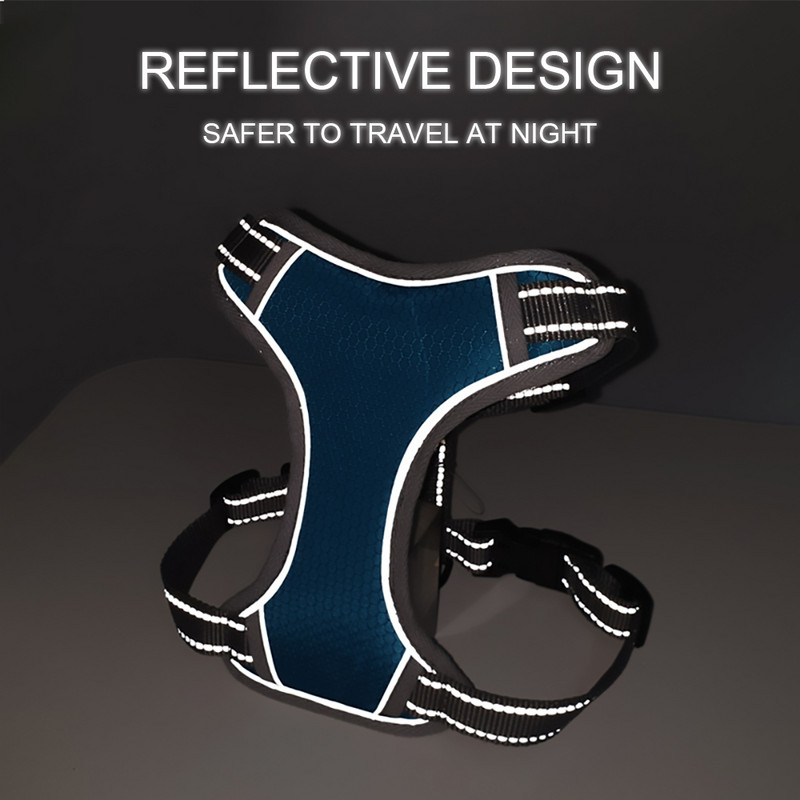 Vodootporni pojas za pse, reflektirajući i prozračni pojas za prsa za kućne ljubimce, pogodan za srednje i velike pse, šetnju i obuku štenaca