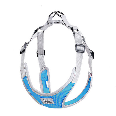 Ham cu plasă pentru câini de companie reflectorizant pentru cățeluși pentru pisici, vestă de pisică, pentru câini de vară, curea de piept moale, respirabilă, pentru câini mici și mijlocii