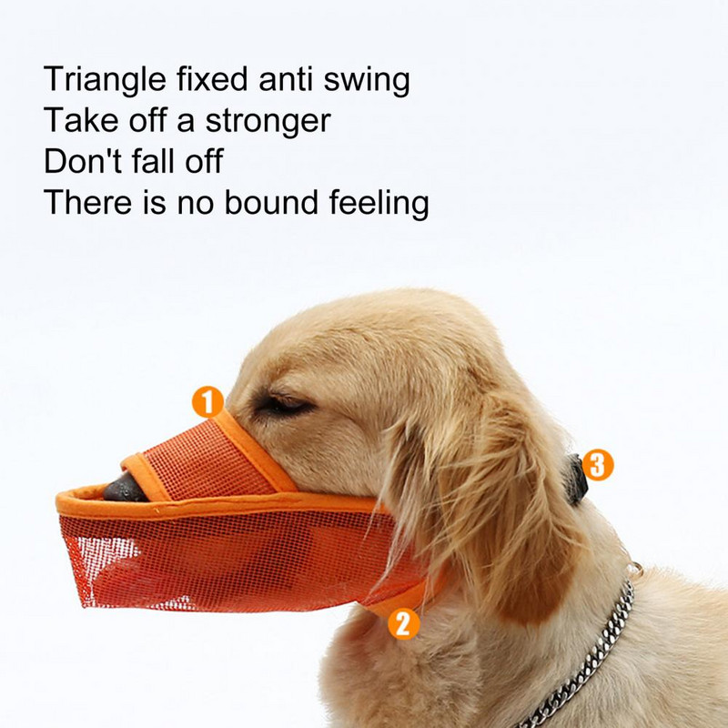 Koera koonu pandla disain, hingav, kõrge elastsusega lemmiklooma haukumisvastane koon Näokaitse väikestele koertele