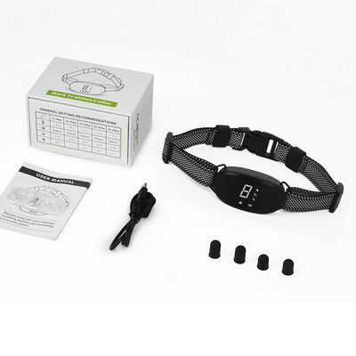 Treeningkaelarihm väikestele ja keskmistele koertele haukumise peatamiseks, piiksu, vibratsiooni, elektrišoki, IP67 veekindla laetava kaelarihm