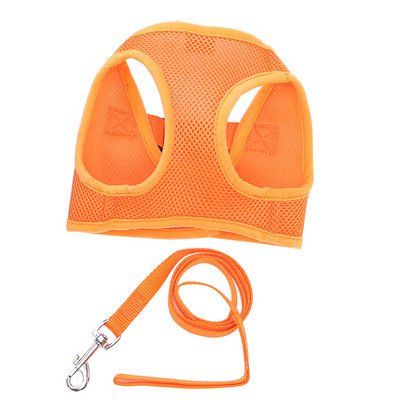 1 bucată câine pisică vestă de protecție tip guler ham plasă respirabil lesă pentru mers pentru animale de companie