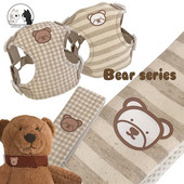 2/komplet remenja za pse i povodca Set crtani podesivi mekani povodac za hodanje Puppy Cat Quick Release Vest Oprsnice za male srednje pse