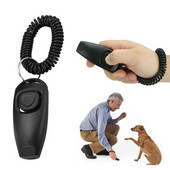 Dispozitiv de dresaj 2 în 1 pentru animale de companie Fluier produse pentru câini Clicker Instrument de ghidare pentru câini Ajutor pentru antrenament pentru animale de casă Accesorii pentru câini dropship