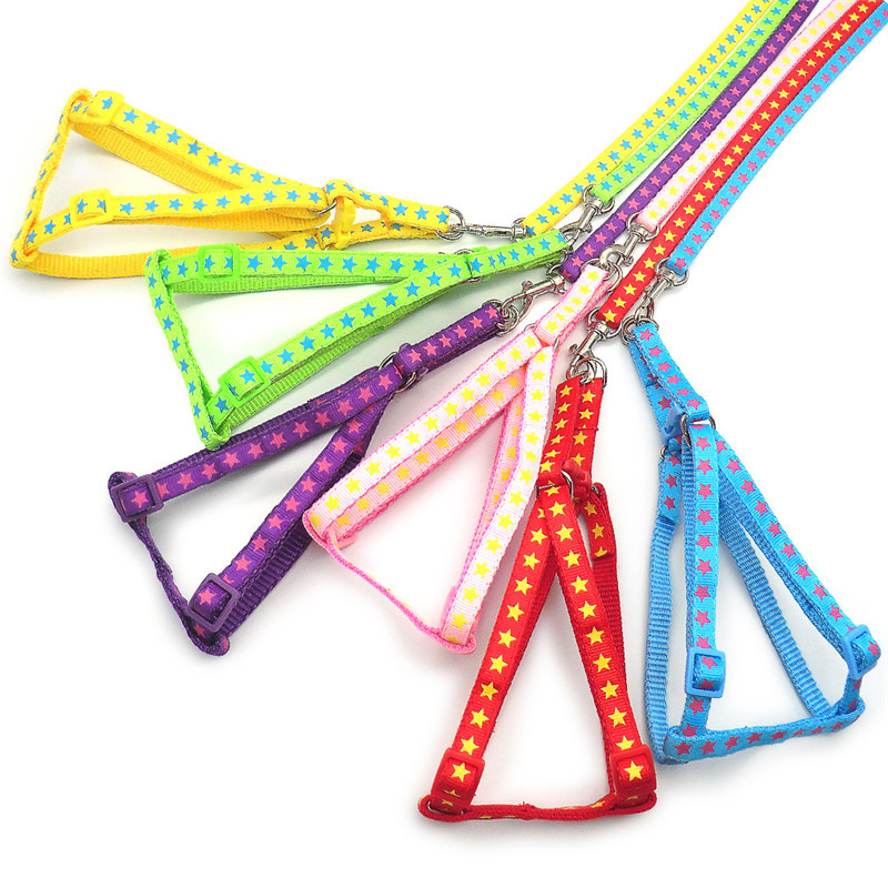 Uus Star Small Dog Cat rakmed jalutusrihm Reguleeritav vestiga kaelarihm kutsika õues jalutav chihuahua terjer šnautseri kutsika tarvikud