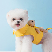 Χαριτωμένο γιλέκο αρκούδα λουρί στήθος Αλυσίδα σκύλου Walking The Dog Rope Μικρά μεσαίου μεγέθους σκυλιά Αξεσουάρ γάτας