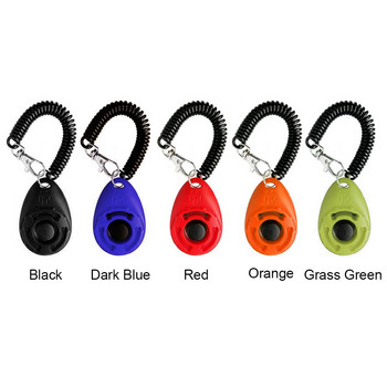 Tool Portable Birds Pet Cat Whistle Loud Sound Training Dog Clicker with Wrist Strap Horses Puppy Obedience Ανθεκτικά αξεσουάρ