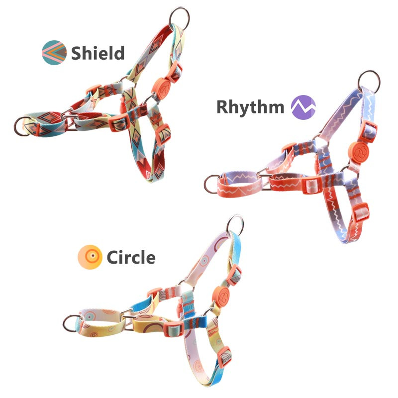 Nailonist koerarakmed, tõmbevabad, reguleeritavad rinnarihmad, veojõutreeningvest, lemmiklooma rakmed väikesele keskmisele suurele koerale, mopsile Harnais Chien