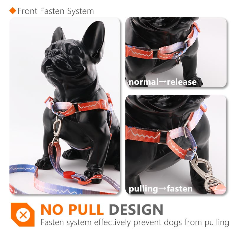 Nailonist koerarakmed, tõmbevabad, reguleeritavad rinnarihmad, veojõutreeningvest, lemmiklooma rakmed väikesele keskmisele suurele koerale, mopsile Harnais Chien