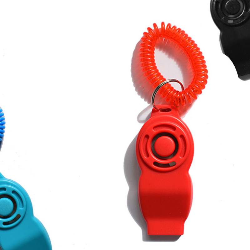 Antrenor multifuncțional pentru animale de companie, dresaj de câini, clicker pentru câini, sunet de comandă, breloc, fluier pentru câini, consumabile pentru antrenament