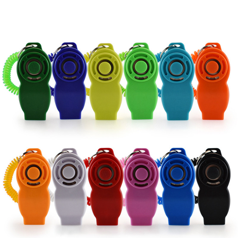 Antrenor multifuncțional pentru animale de companie, dresaj de câini, clicker pentru câini, sunet de comandă, breloc, fluier pentru câini, consumabile pentru antrenament