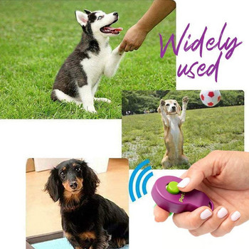 1PC Pet Dog Trainer Clicker Dogs Training Whistle Answer Sound Guide Щракващи устройства с еластичен колан Продукти за кучета Стоки за домашни любимци