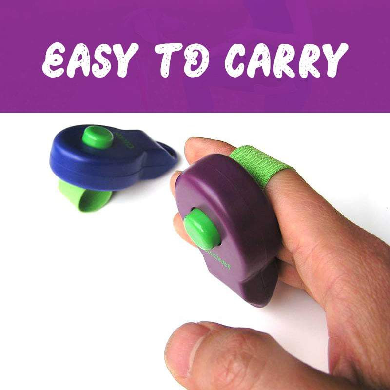 1PC antrenor de câini Clicker pentru antrenament câini fluier răspuns Ghid de sunet Clickers cu centură elastică produse pentru câini articole pentru animale de companie