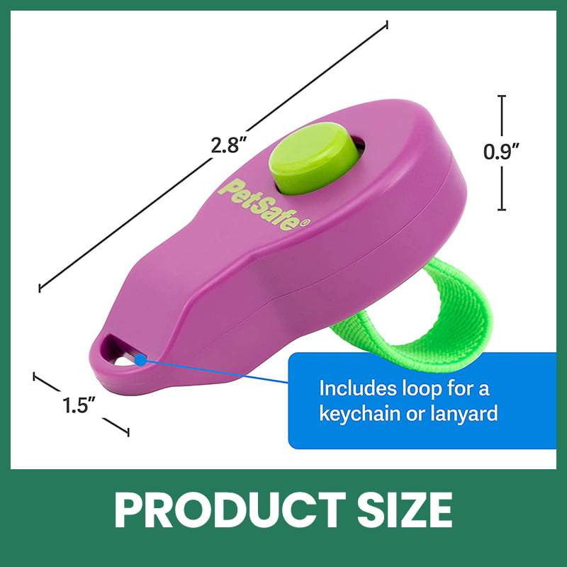 1PC antrenor de câini Clicker pentru antrenament câini fluier răspuns Ghid de sunet Clickers cu centură elastică produse pentru câini articole pentru animale de companie