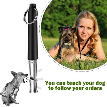 WSFS свирка за хот-дог, професионална свирка за обучение на кучета за спиране на лаенето, регулируема честота, ултразвуков звуков инструмент за обучение Sile